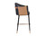 Carter Barstool - Napa Black / Napa Cognac