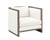 Chloe Lounge Chair - Ash Grey - Linoso Ivory