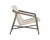 Cinelli Lounge Chair - Ash Grey - Astoria Cream Leather