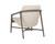 Cinelli Lounge Chair - Ash Grey - Astoria Cream Leather