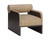 Coburn Lounge Chair - Dark Brown - Sahara Sand Leather