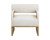 Coburn Lounge Chair - Rustic Oak - Eclipse White