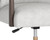 Collin Office Chair - Brown - Saloon Light Grey Leather