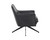Crosby Swivel Lounge Chair - Alpine Black Leather