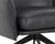 Crosby Swivel Lounge Chair - Alpine Black Leather