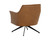 Crosby Swivel Lounge Chair - Missouri Cognac Leather