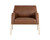 Cybil Lounge Chair - Vintage Caramel Leather