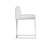 Dean Counter Stool - Stainless Steel - Cantina White