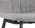 Drew Dining Chair - Black - Light Grey