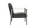 Earl Lounge Chair - Ash Grey - Brentwood Charcoal Leather