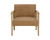 Earl Lounge Chair - Rustic Oak - Ludlow Sesame Leather