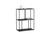 Eiffel Low Bookcase - Small - Black