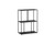 Eiffel Low Bookcase - Small - Black