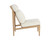 Elanor Lounge Chair - Light Oak - Altro White