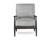 Fedele Lounge Chair - Saloon Light Grey Leather
