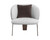 Garry Lounge Chair - San Remo Winter Cloud / Meg Ash