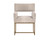 Greco Dining Armchair - Naya Check Cream