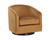Hazel Swivel Lounge Chair - Dark Bronze - Gold Sky