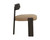 Horton Dining Chair - Dark Brown - Sahara Sand Leather