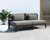 Ibiza 2 Seater Sofa - Charcoal - Gracebay Grey