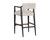 Keagan Barstool - Saloon Light Grey Leather