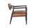 Keagan Lounge Chair - Shalimar Tobacco Leather