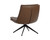 Keller Swivel Lounge Chair - Missouri Mahogany Leather