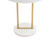 Kezna Table Lamp - White Marble - Matte White