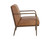 Lathan Lounge Chair - Tan Leather