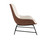 Lucier Lounge Chair - Belfast Oatmeal / Bravo Cognac