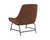 Lucier Lounge Chair - Belfast Oatmeal / Bravo Cognac