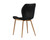 Lyla Dining Chair - Champagne Gold - Antique Black