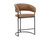 Marris Counter Stool - Gunmetal - Milliken Cognac