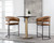 Marris Counter Stool - Gunmetal - Milliken Cognac