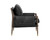 Mauti Armchair - Distressed Brown - Cortina Black Leather