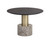 Monaco Coffee Table - Gold - Grey Marble / Charcoal Grey