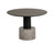 Monaco Coffee Table - Black - Grey Marble / Raw Umber