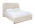 Nevin Bed - King - Dove Cream