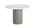 Nicolette Dining Table - Light Grey - Marble Look - 40"