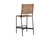 Omari Counter Stool - Suede Light Tan Leather