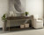 Rebel Console Table With Drawers  - Gold - Charcoal Grey