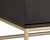 Rebel Sideboard - Small - Gold - Grey Marble / Charcoal Grey