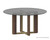 Rejane Dining Table Base - Gold - Raw Umber