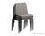 Renee Stackable Dining Chair - Dillon Stratus / Dillon Black