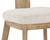 Rickett Dining Chair - Weathered Oak - Dove Cream