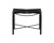 Riz Stool - Black Leather