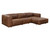 Beau Sofa Chaise - Raf - Aged Cognac Leather