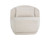 Soraya Swivel Armless Chair - Dove Cream