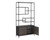 Stamos Bookcase - Black - Charcoal Grey