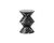 Union End Table - Marble Look - Black